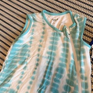 Kyte BABY Aqua and White Sleep Sack